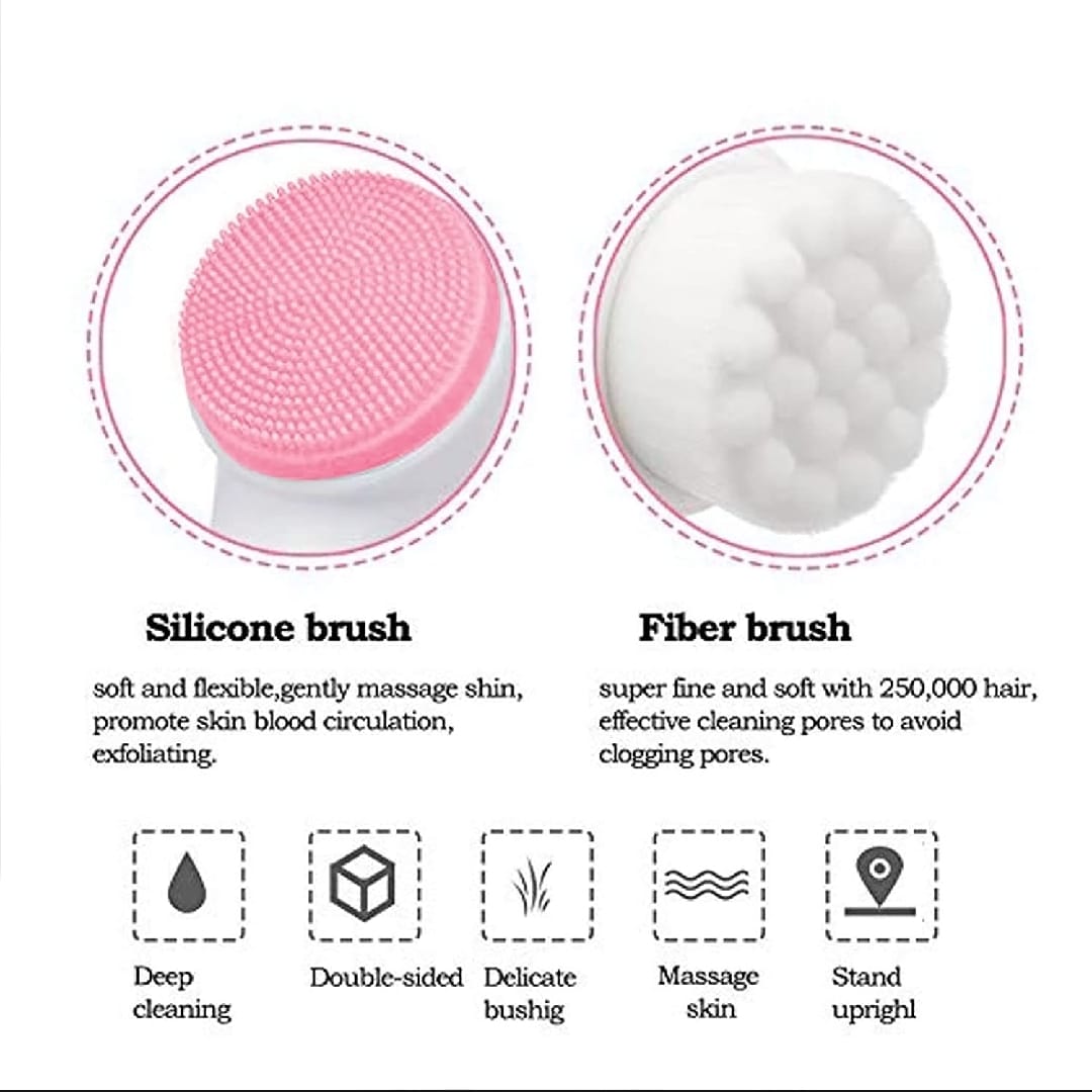 3D Bilateral Silicone Facial Cleanser