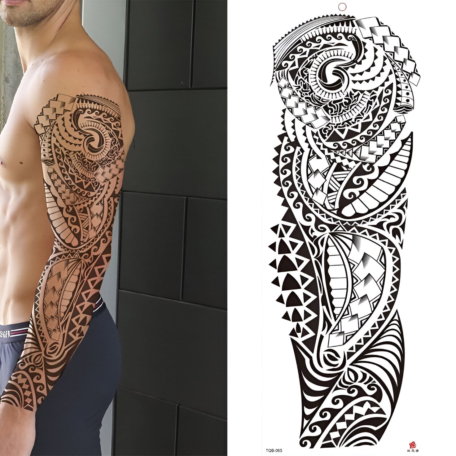 Full Arm temporary Tattoo